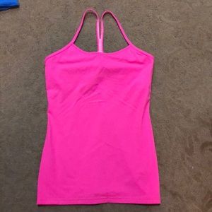 Lululemon Y tank- pink
